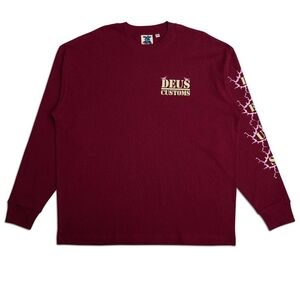 Deus Ex Machina Pub Nuisance Long Sleeve Tee Rhodo Mens Size XXXL 🔥